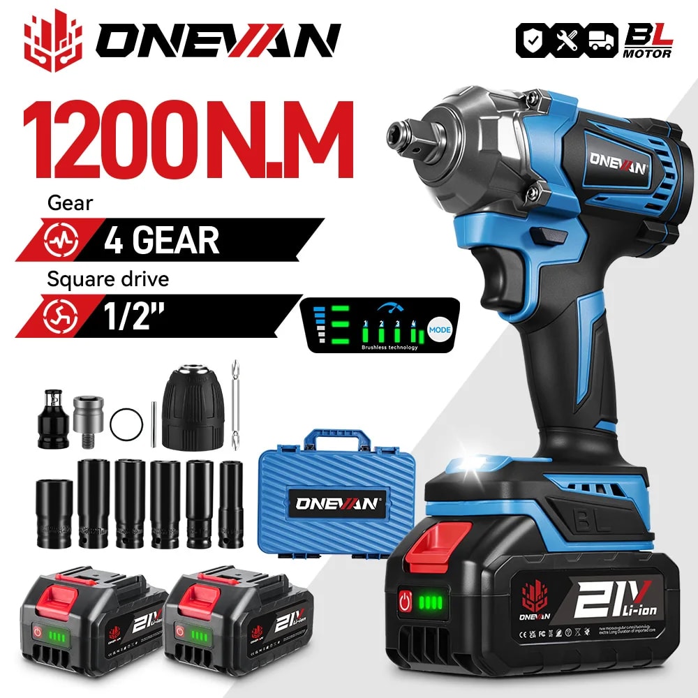 ONEVAN 1200N.m: ¿Vale la pena esta llave de impacto en AliExpress?