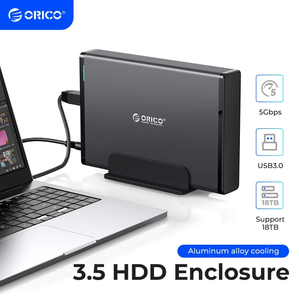 ORICO 3.5" HDD Enclosure: ¿Vale la pena a €22?