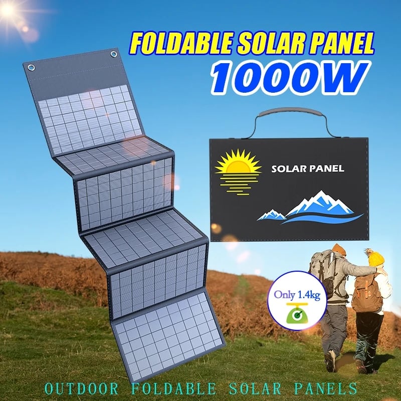 Panel solar portátil plegable: ¿vale la pena para el camping?