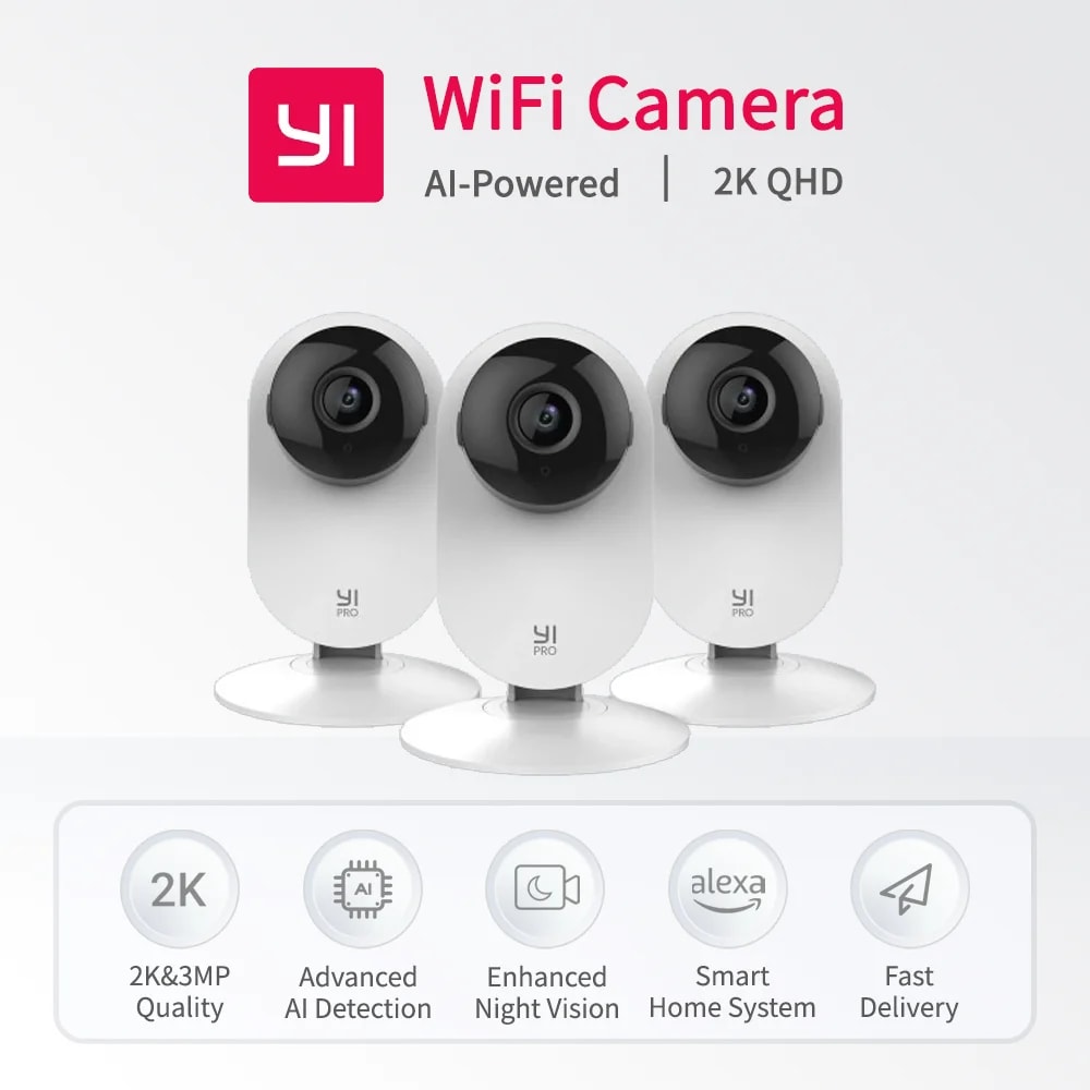 3 cámaras YI Pro 2K por €22: ¿Vale la pena este kit de seguridad?