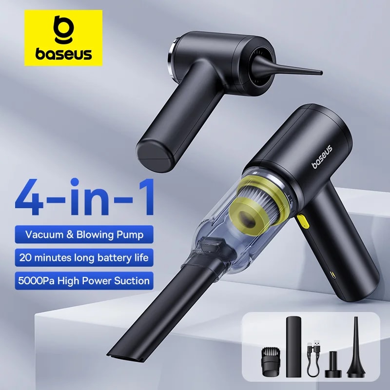 Baseus Mini Aspiradora Inalámbrica para Auto: ¿Vale la Pena?