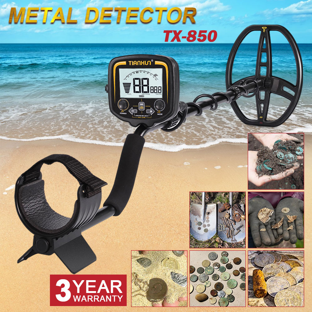 TX-850: Detector de Metales que Encuentra Oro a 2.5m de Profundidad