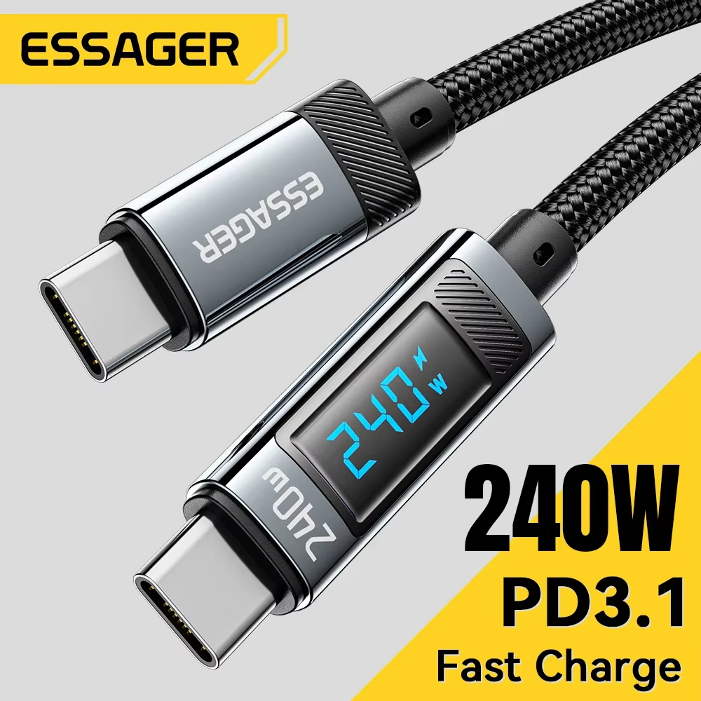 Probé el cable Essager 240W: ¿Vale la pena por €3.91?