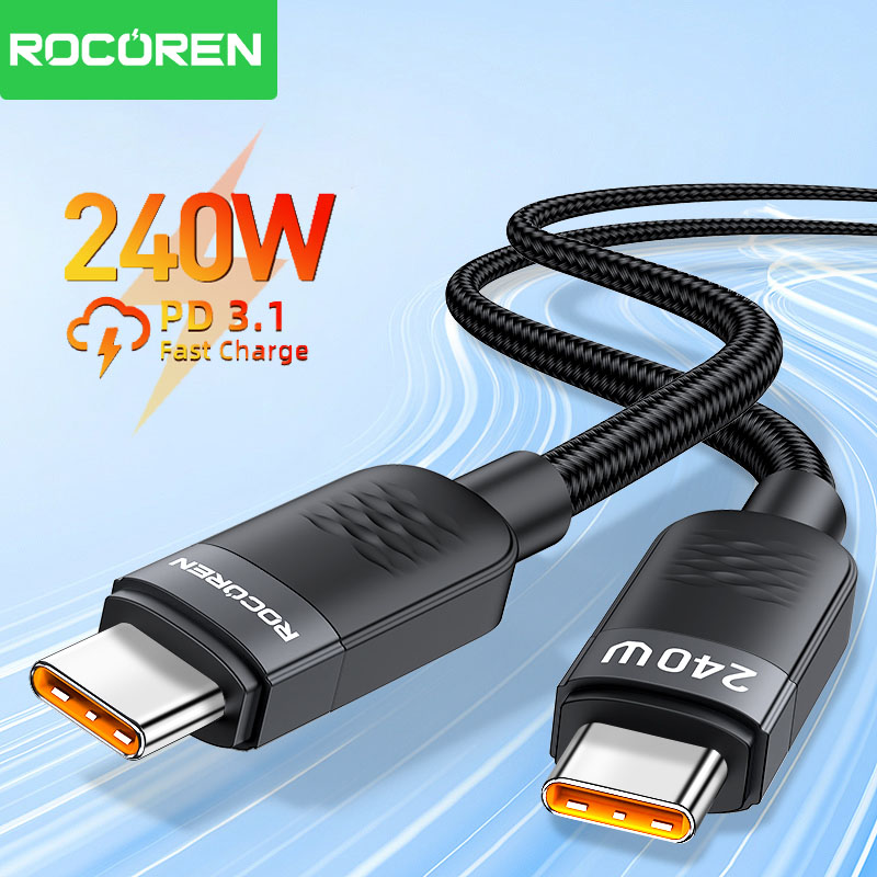 Cable USB-C 240W Rocoren: ¿Vale la pena por solo 1.84€?