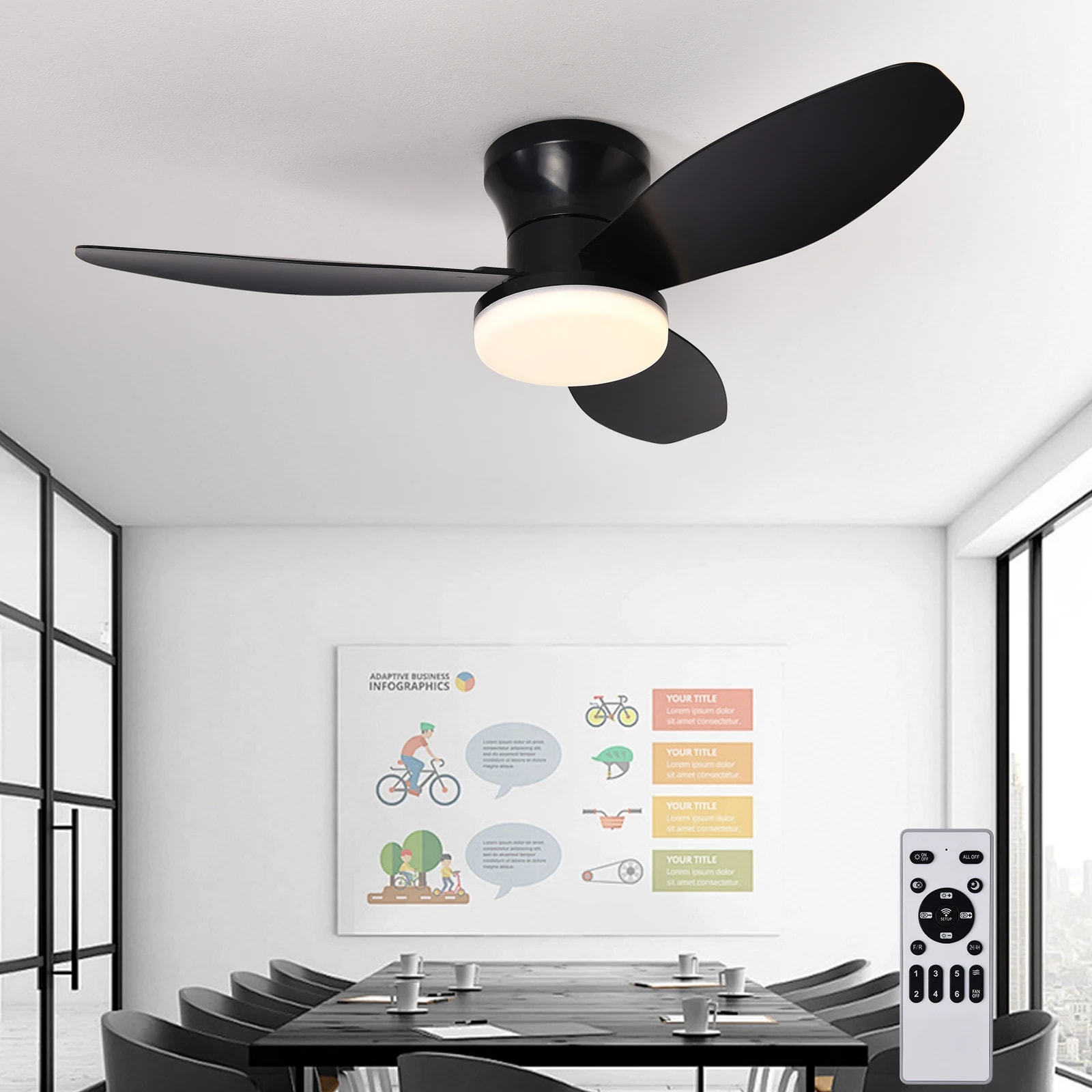 Ventilador de techo con luz LED por menos de €65: ¿vale la pena?