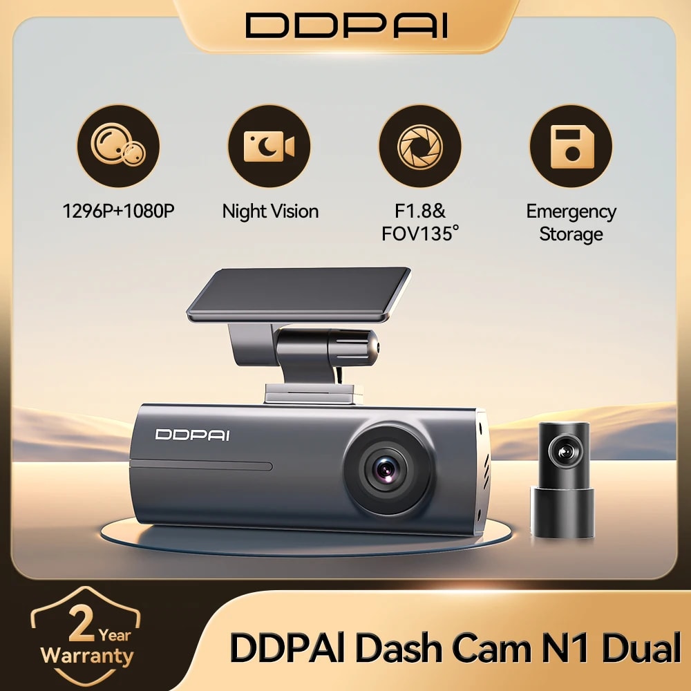 DDPAI N1: La cámara de auto doble que probé por €47