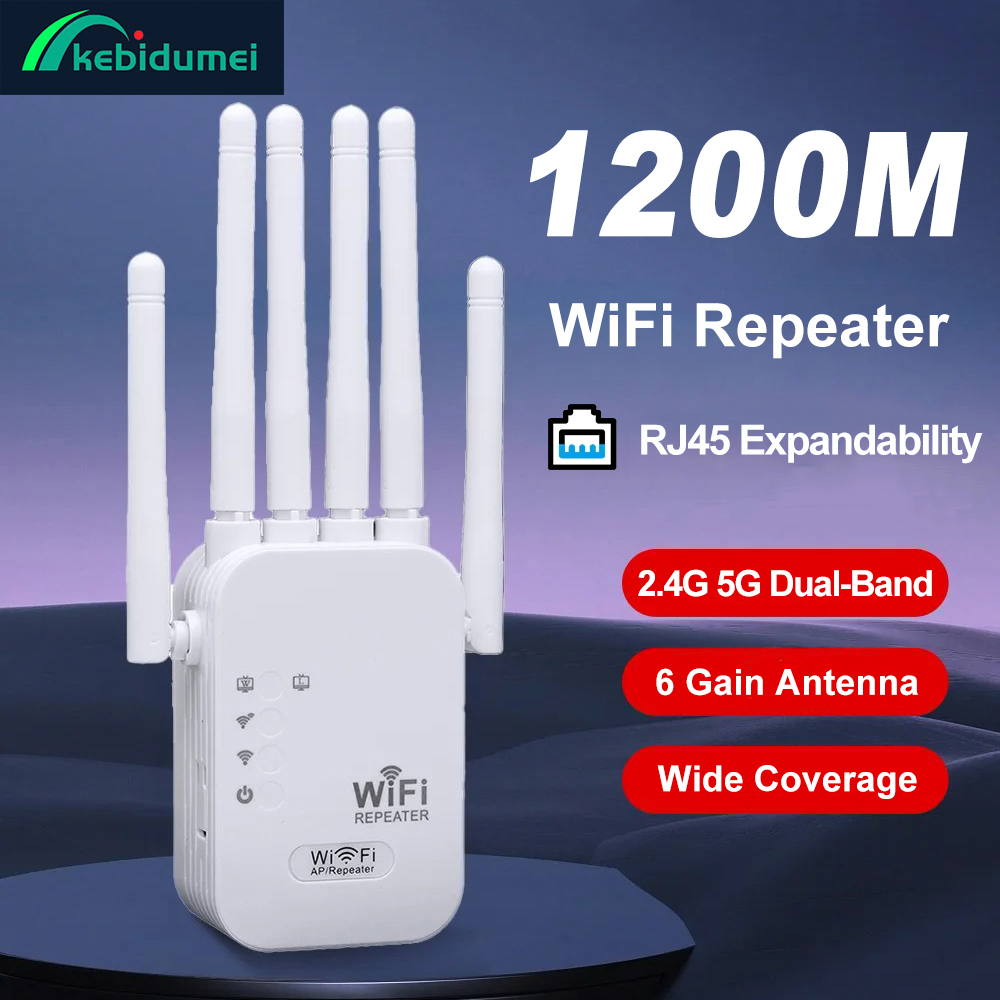 Kebidumei 1200Mbps: El repetidor WiFi que cambió mi casa por €6.33