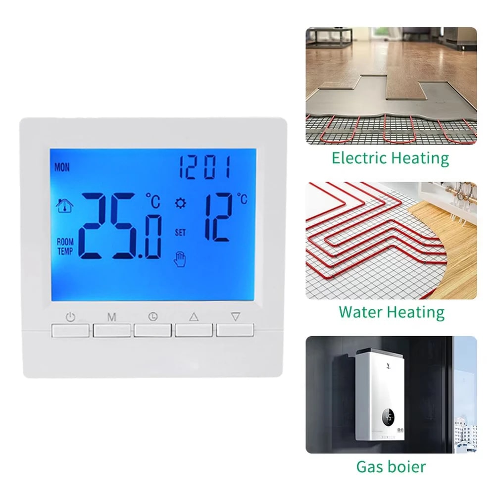Termostato digital programable para caldera: ¿vale €19?