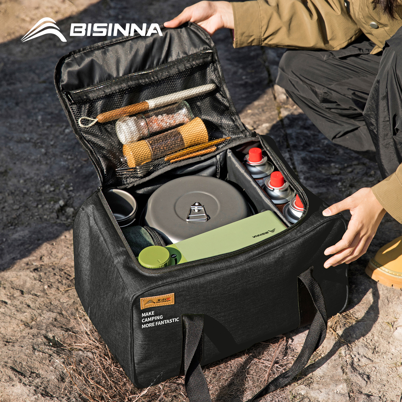 La bolsa de camping que organiza todo tu equipo por €11