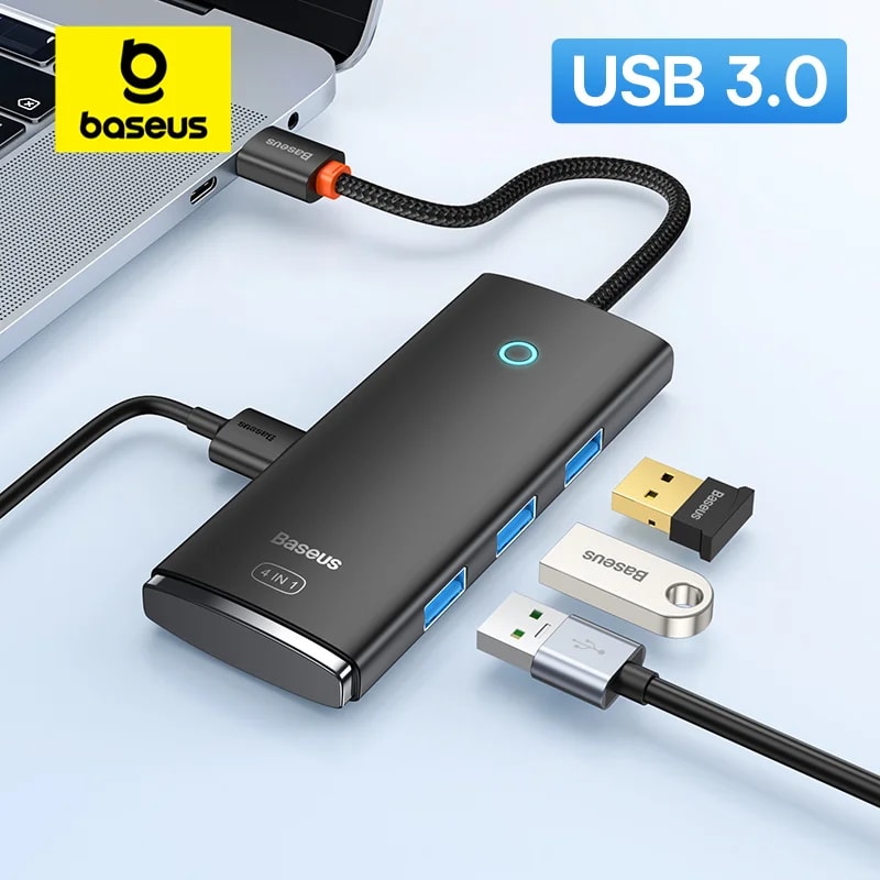 Baseus Hub USB-C 4 en 1: ¿Vale la pena a €14?