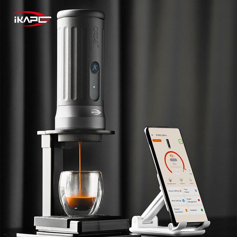 IKAPE K2: la cafetera portátil con Bluetooth que sorprende