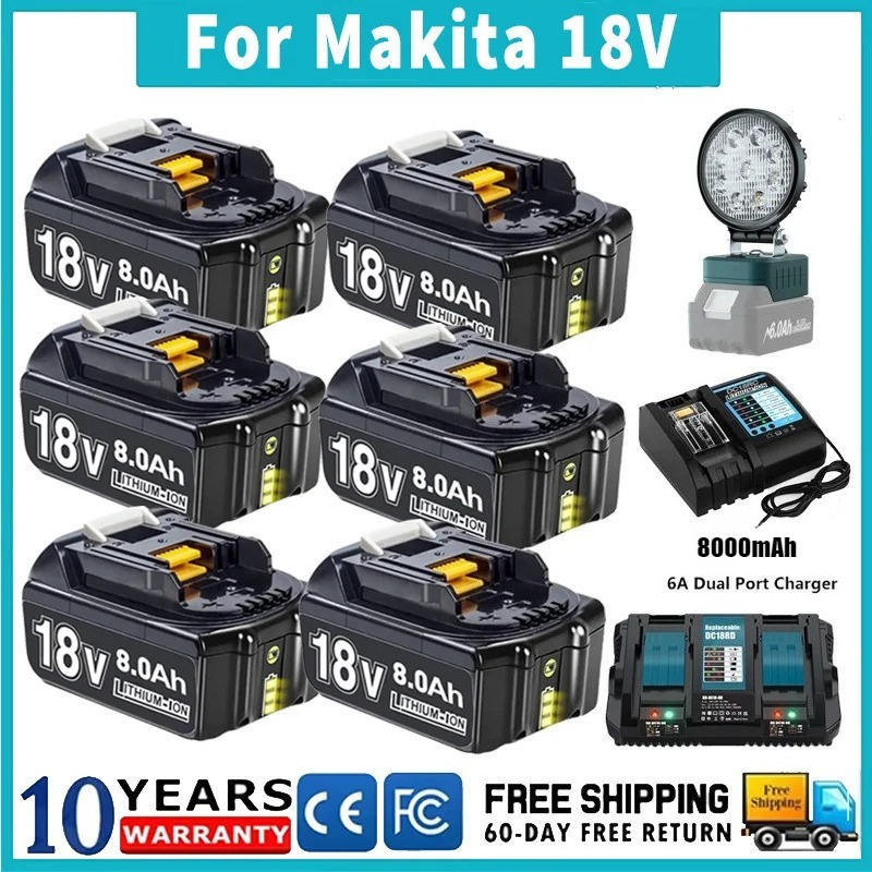 Batería Makita 18V 8000mAh: Vale la pena comprar esta alternativa?