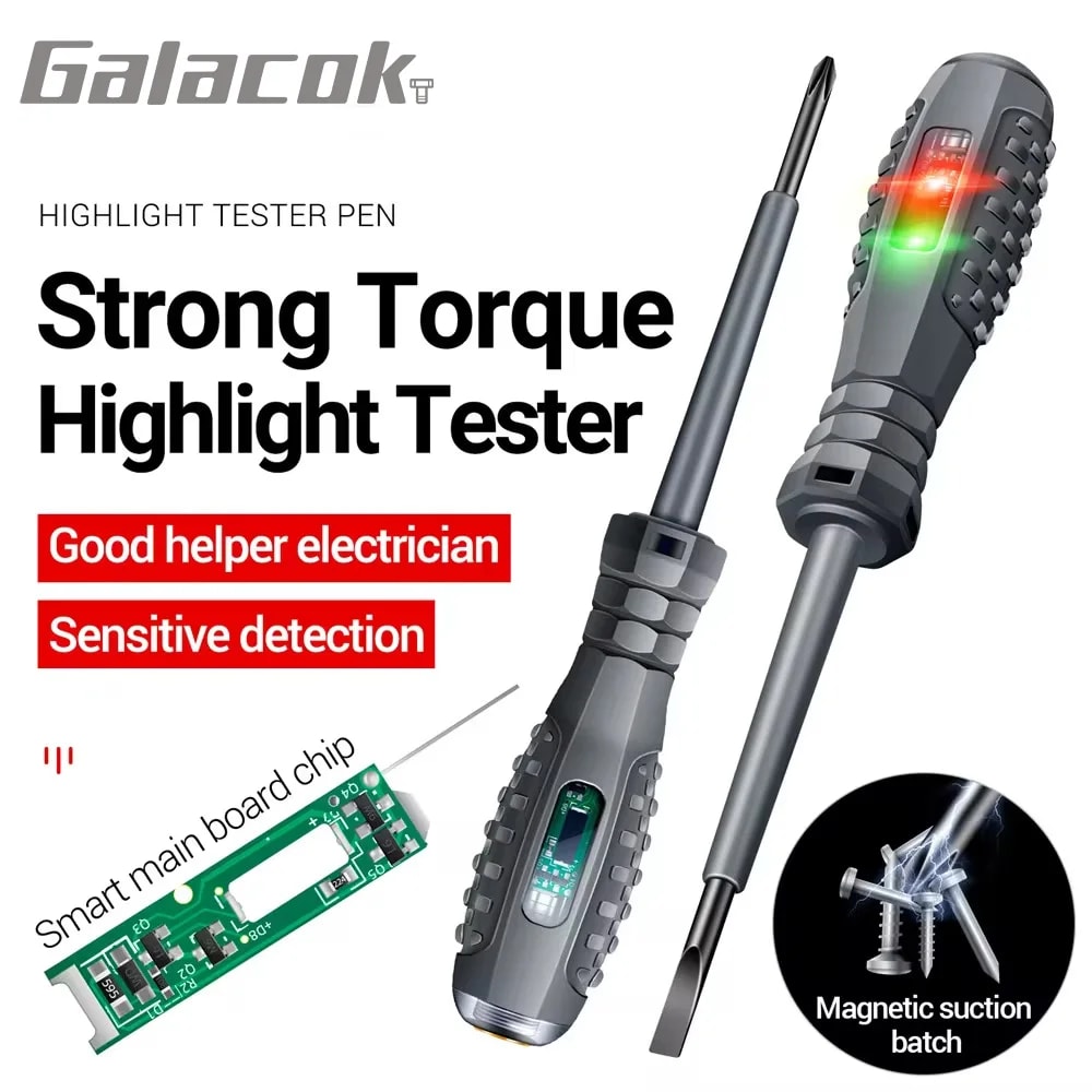 El destornillador tester que todo electricista debería tener