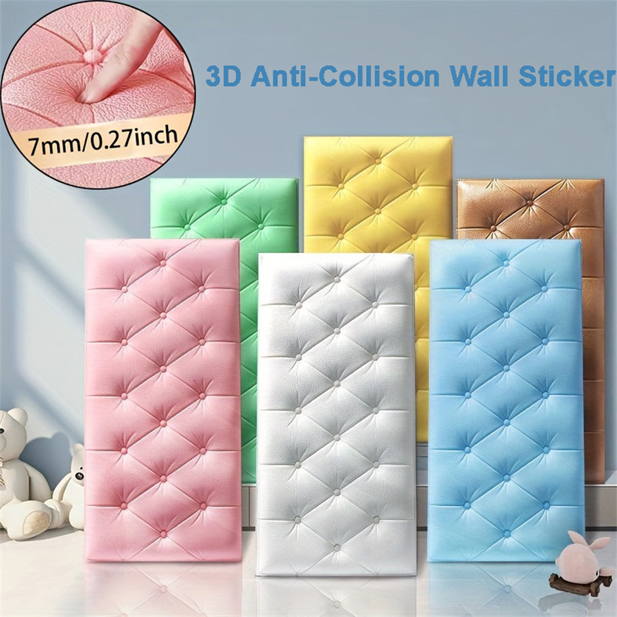 Probé estos stickers 3D de espuma y transformaron mi sala