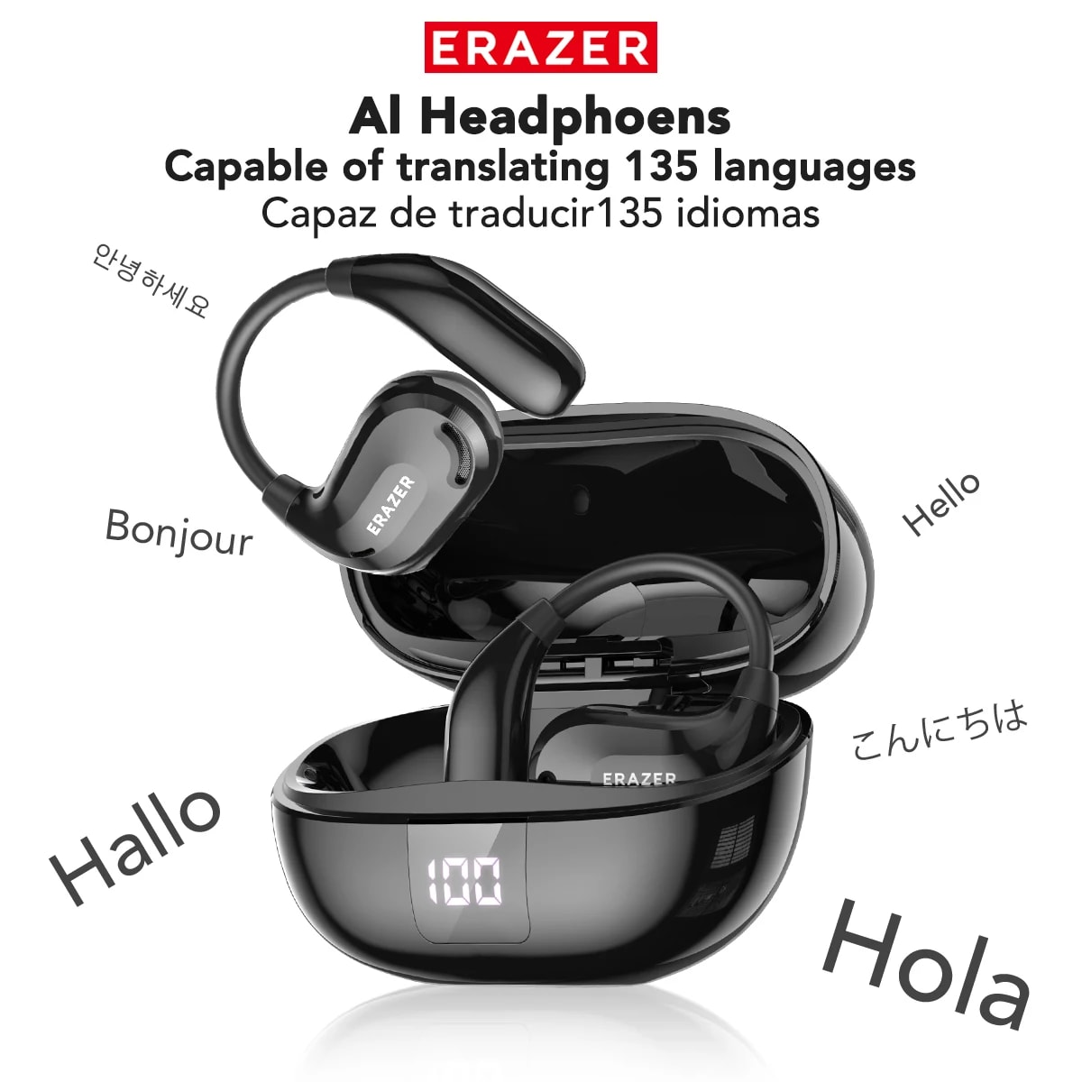 ERAZER XT66PRO: auriculares con traductor AI por €11