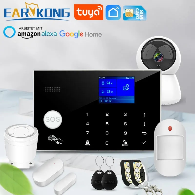 Sistema de alarma WiFi GSM para casa: ¿vale los €57?