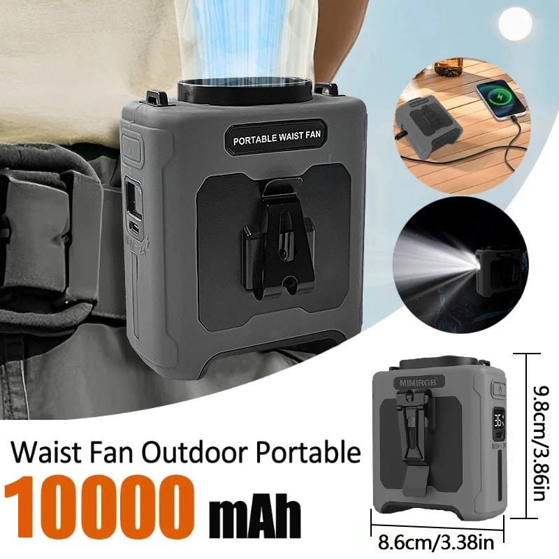 Ventilador portátil con batería de 10000mAh: ¿vale lo que cuesta?