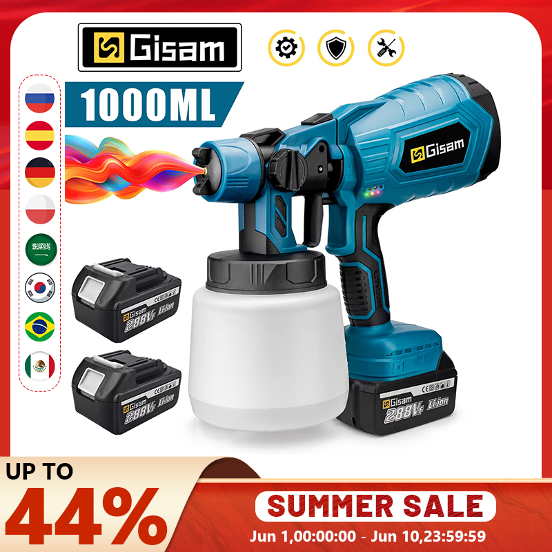 Pistola Electrica Inalambrica 1000ml - Bateria Makita 18V Probada