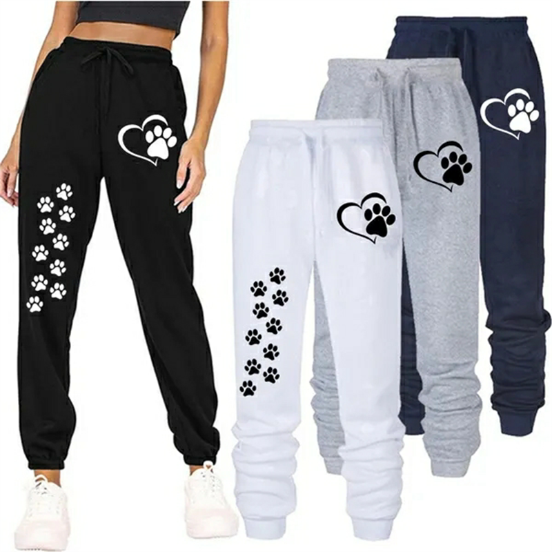 Pantalones jogger con huella de gato: comodidad real a €8