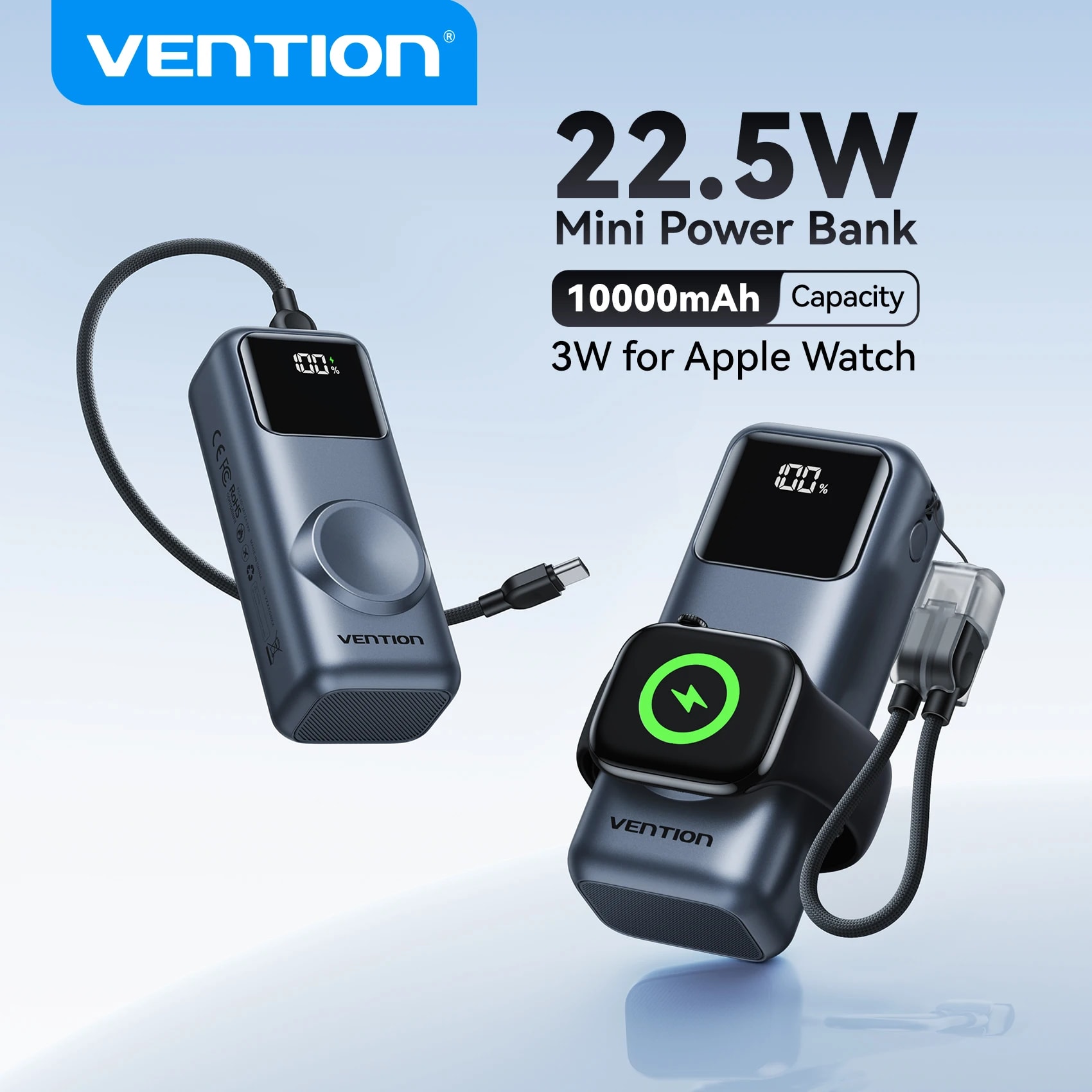 Powerbank Vention con cargador para Apple Watch: qué obtienes