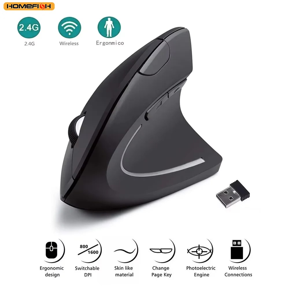 Ratón vertical inalámbrico ergonómico: qué obtienes realmente