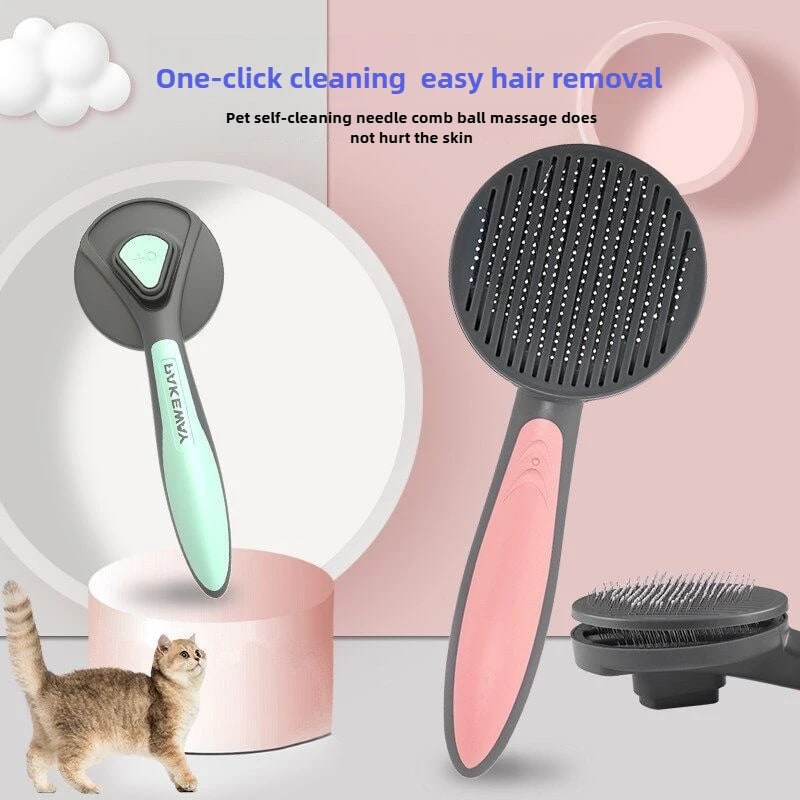 El cepillo para gatos que hace click - y limpia solo