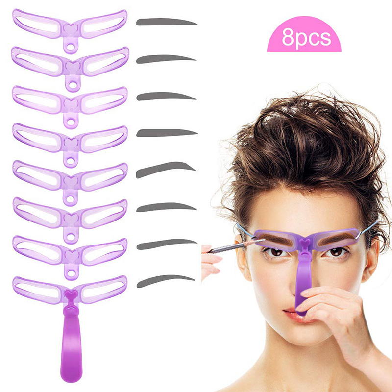 8 Plantillas para Cejas Perfectas por Solo €1.59