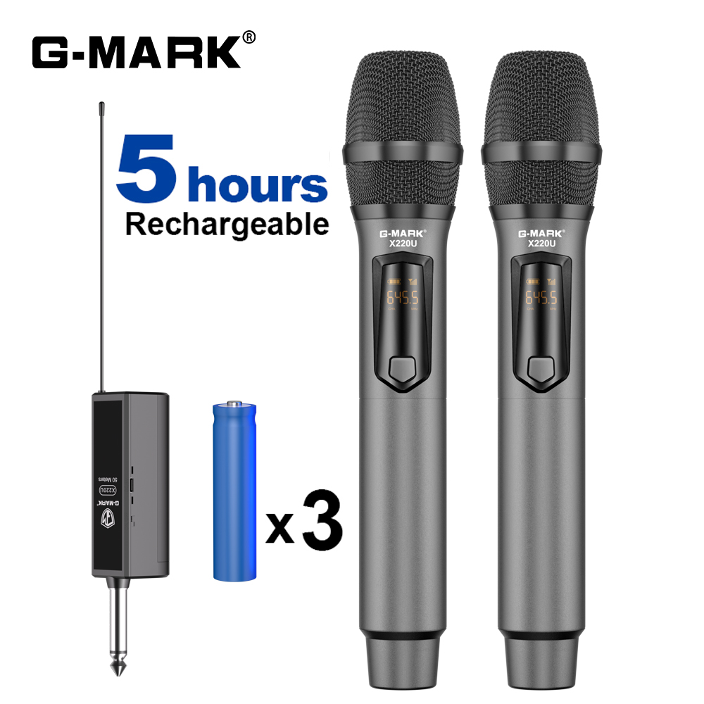 G-MARK X220U: El micrófono inalámbrico de karaoke que no esperaba