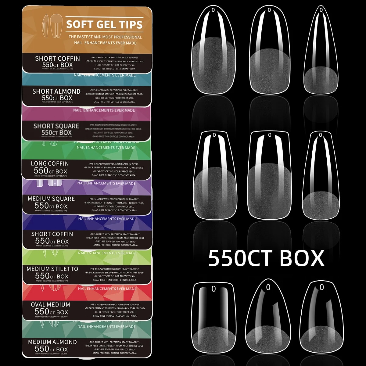 550 tips de uñas de gel: ¿vale la pena a solo €5?