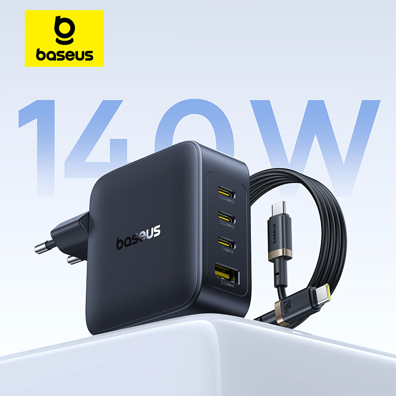 Baseus 140W GaN: El cargador que cambió mi setup de trabajo