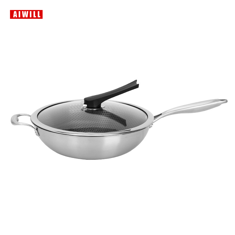 Wok de Acero Inoxidable AIWILL: ¿Vale la Pena a €56?
