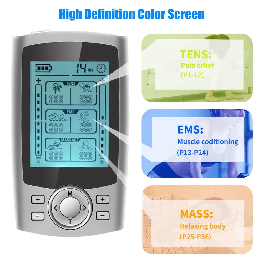 Dispositivo TENS/EMS 36 Modos - Alivio del dolor por solo €3.93