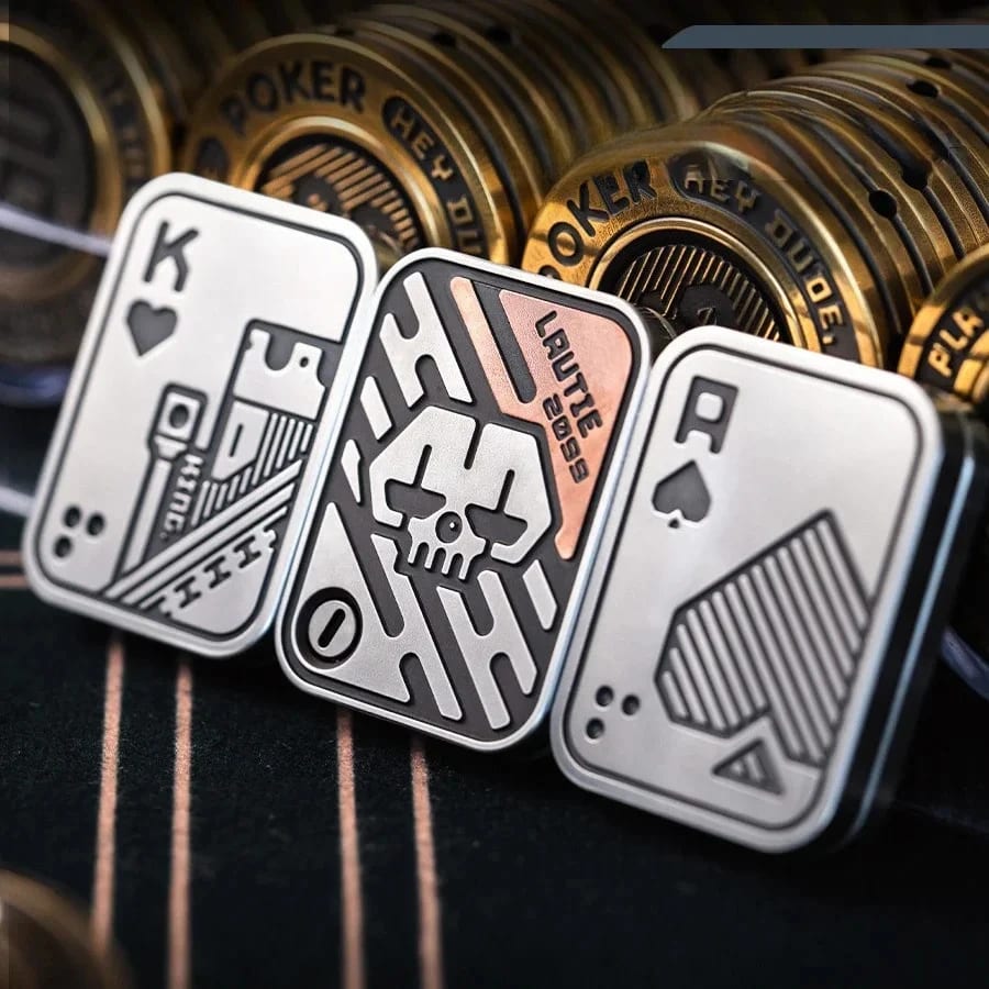 Fidget metálico de póker por €4: ¿vale la pena?