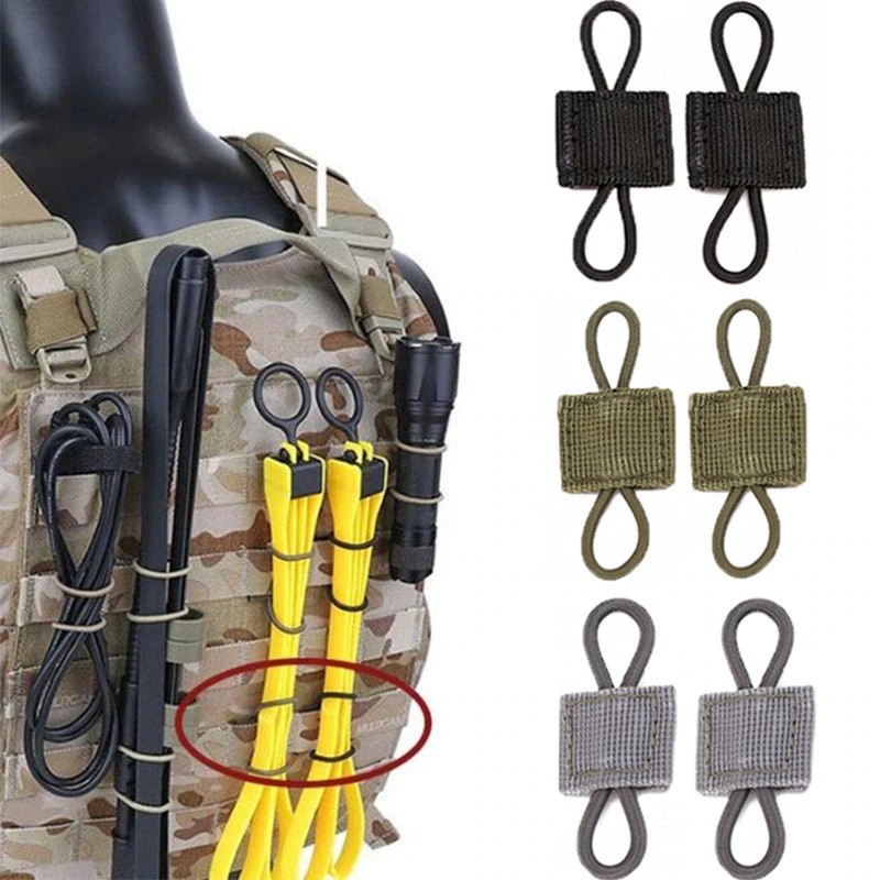 10 clips MOLLE de goma y nylon por €1.53 — ¿valen la pena?