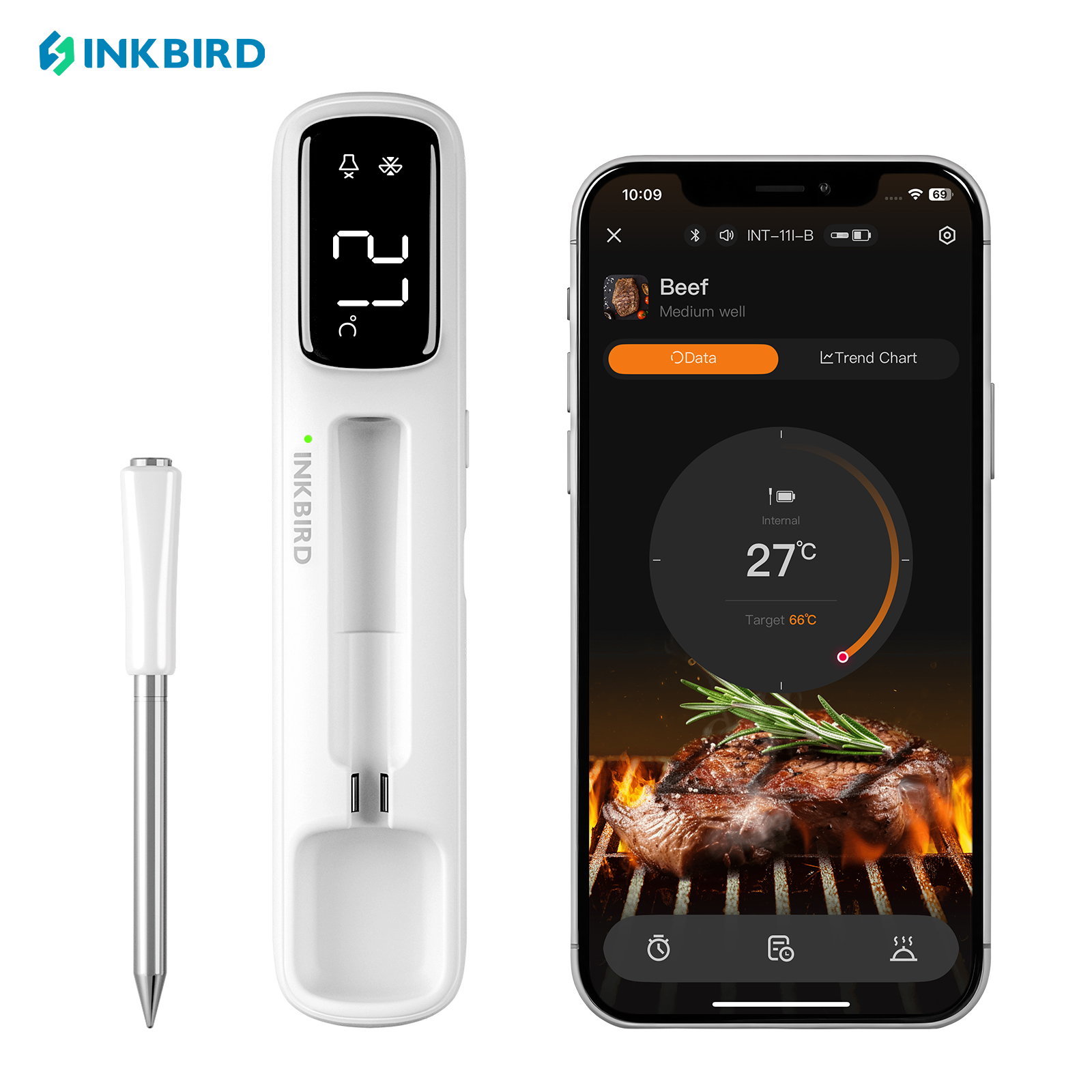 INKBIRD INT-11I-B: El termómetro inalámbrico que cambió mis asados