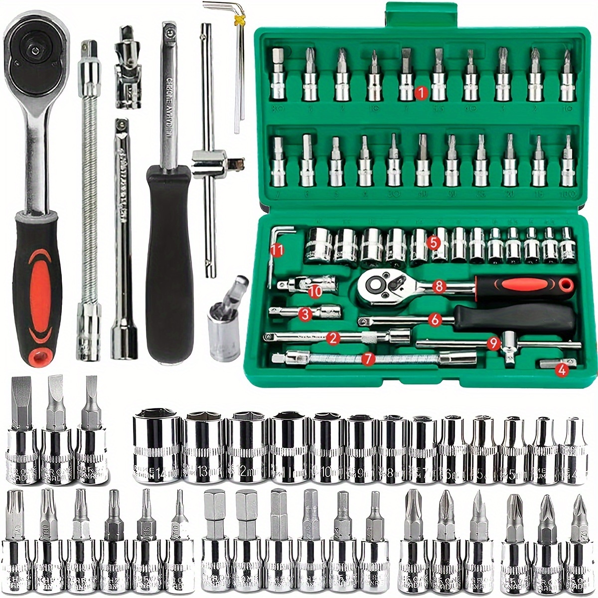 Kit de 46 herramientas para auto: ¿Vale la pena por €8.35?
