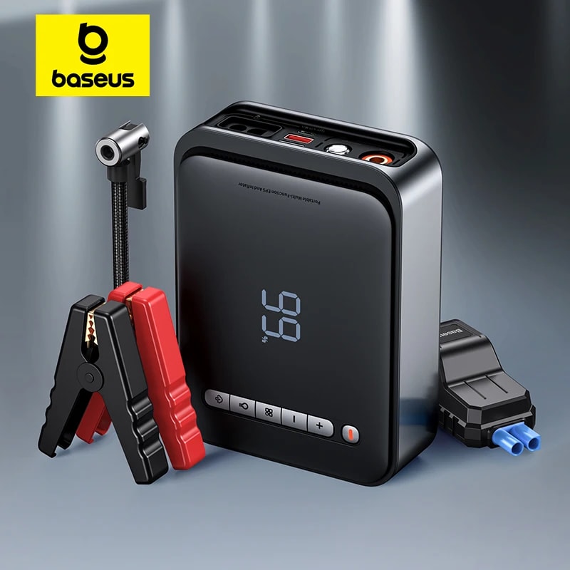 Baseus 2 en 1: Arrancador + Inflador para tu auto a €67