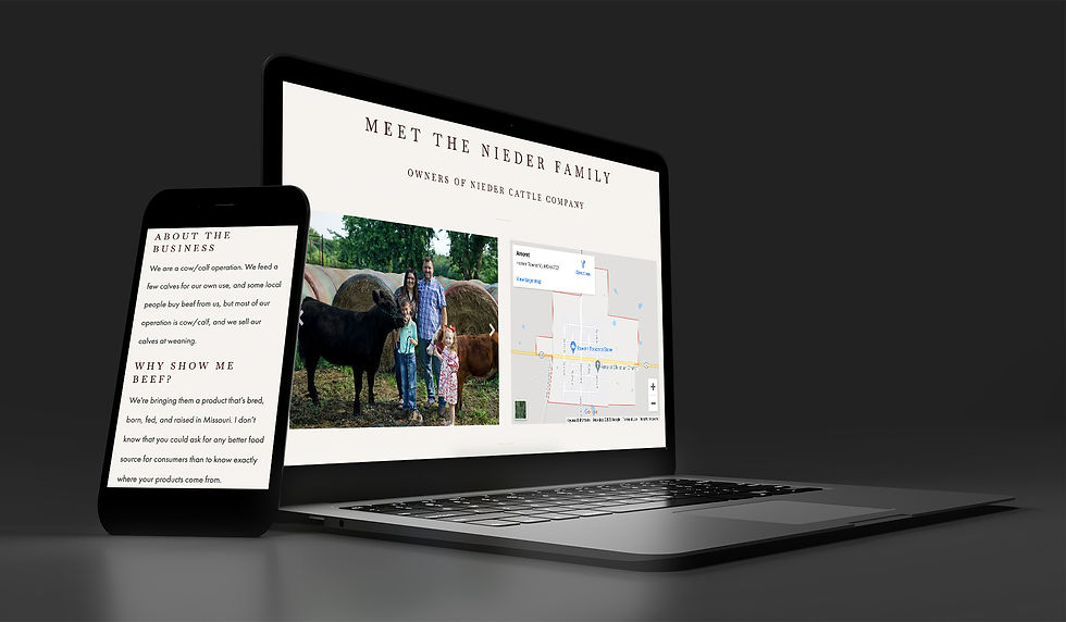 Meet the Ranchers profile page design