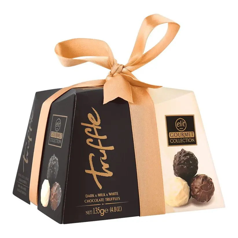 ELIT TRUFFLE CHOCOLATE DARK MILK & WHITE CHOCOLATE 135 GM