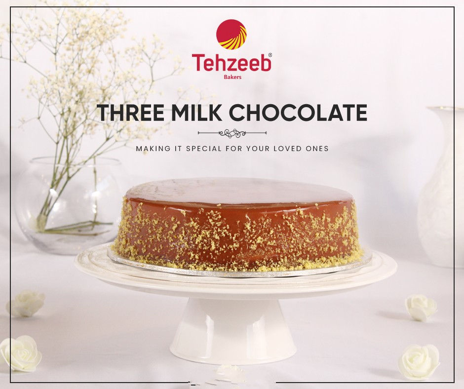 THREE MILK CAKE BY TEHZEEB BAKERS