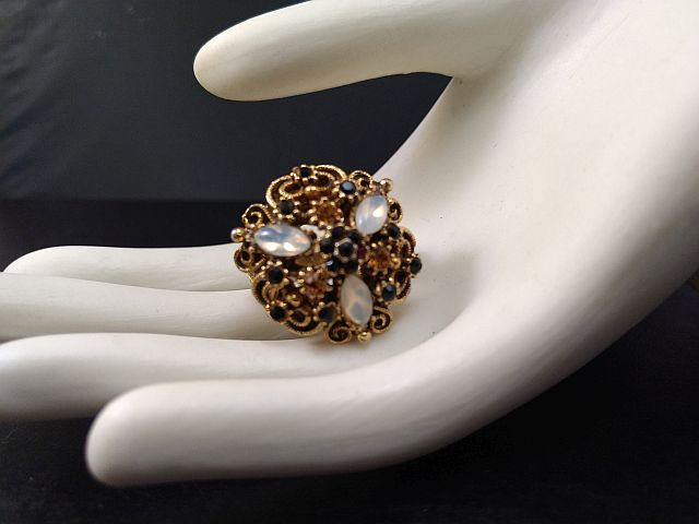 Florenza Moonstone & Topaz Ring