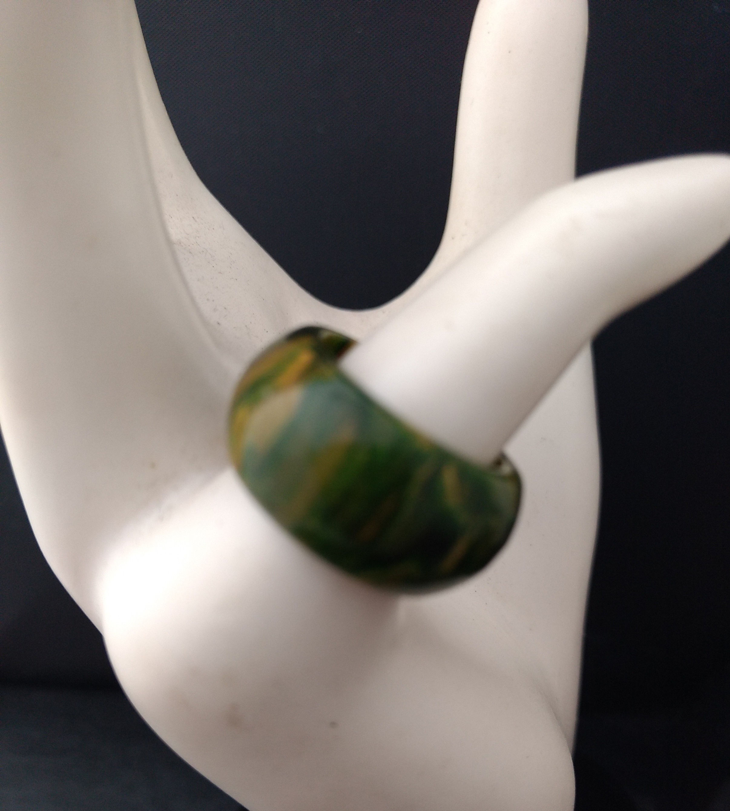 Creamed Spinach Bakelite Ring