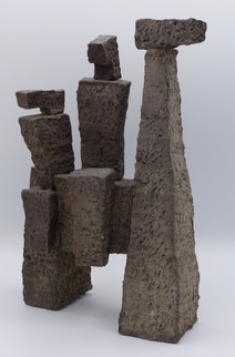 Eugéne Van Lamsweerde 
sculpture grés émaillé 1960
17 x 4 x 26 cm