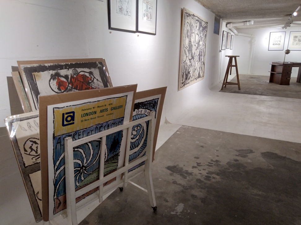 vue de l'exposition de Pierre ALECHINSKY
15 Juin- 16 juillet 2023