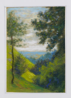 G.KROEGER, Pastel sec sur papier, début XXème