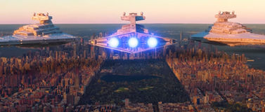 ¿Como serían las naves de Star Wars a escala real?