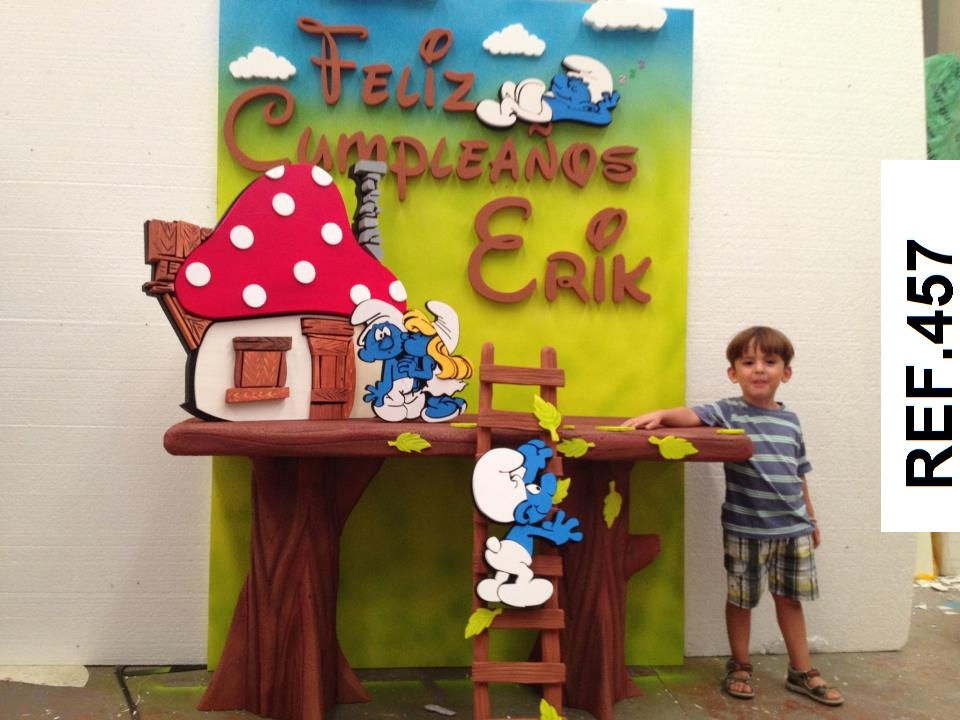 REF. Bases de tartas Los Pitufos