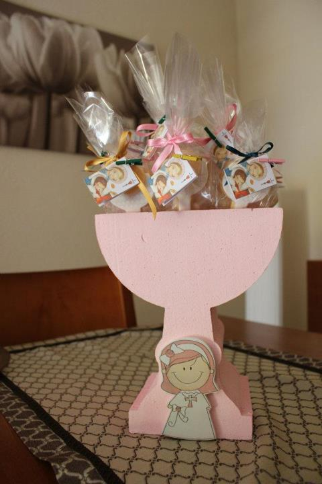 Miniatura: Ref306 Contenedor fotos de comunion forma caliz