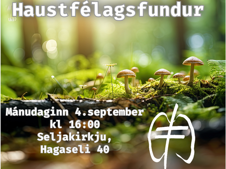 Fyrsti félagsfundur haustsins