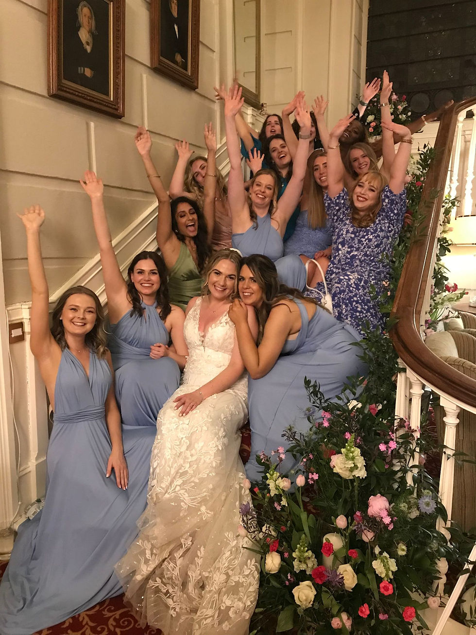 Bride and Bridesmaid Wedding